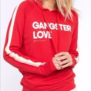 Red Spiritual Gangster pullover hoodie